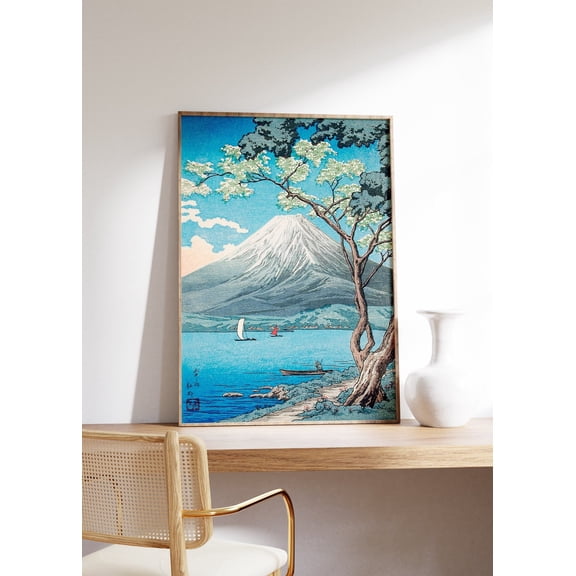 Japanese Art Mount Fuji Print Hiroaki Takahashi Traditional Mount Fuji Art Ukiyo E Art Edo Period Woodblock Japan Wall Art
