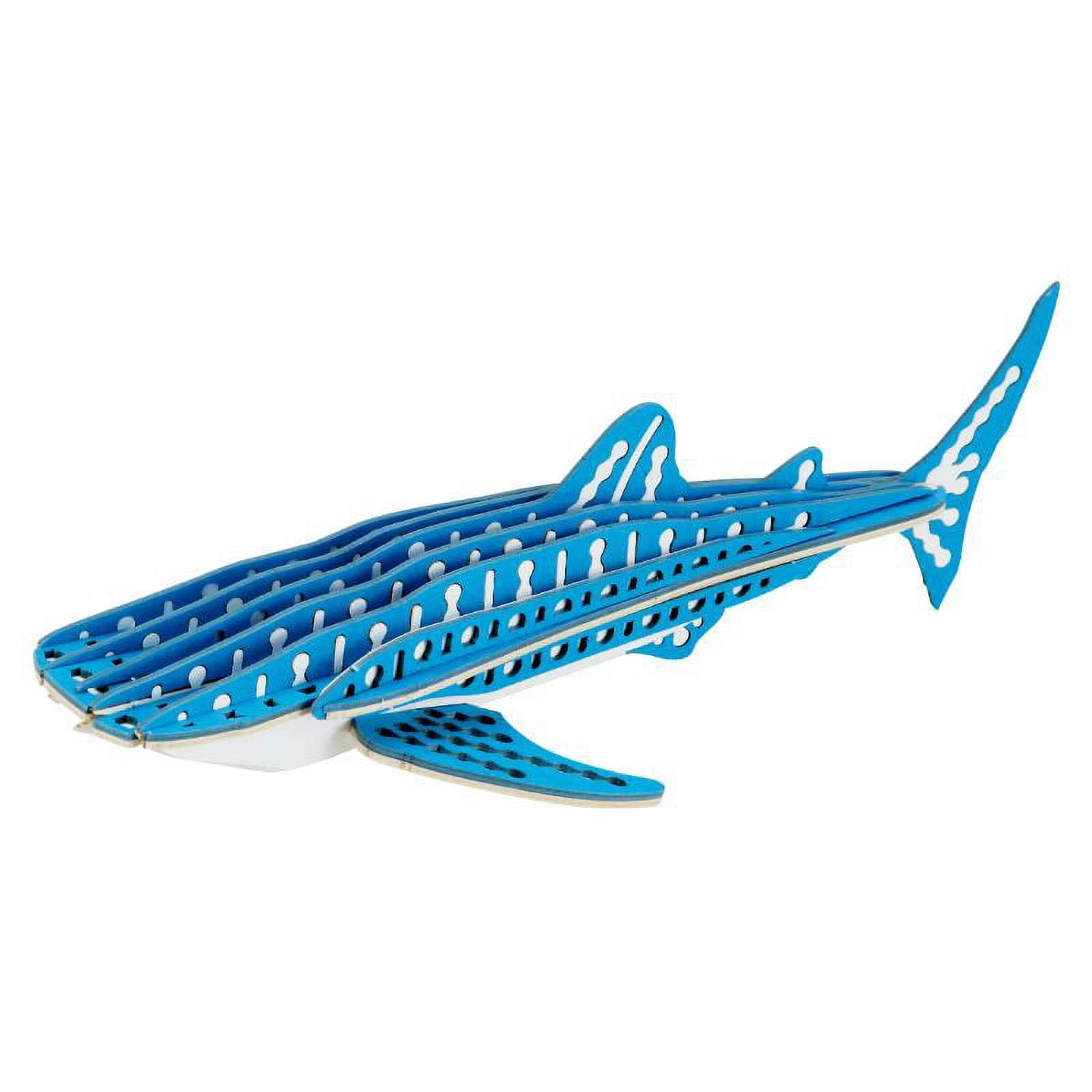 EUGY Whale Shark 3D Puzzle Kit - Eco-Friendly DIY Animal Model Craft For Kids & Adults