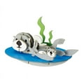 thumbnail image 1 of Japanese Art of Paper Craft Sea Otters Family Assembled Educational Premium 3D Puzzle Paper Model Kit Challenge Gift Made in Japan, 1 of 1