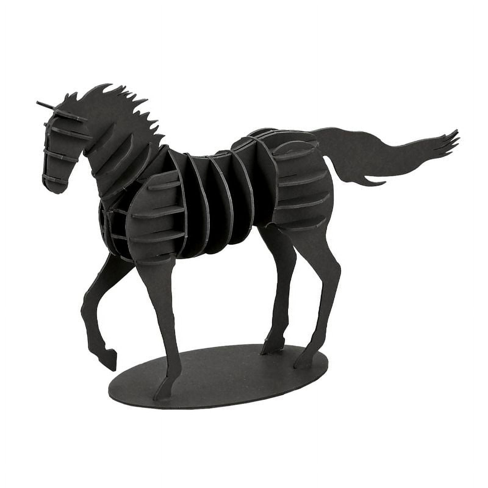 Paper Puzzle Model Japanese Art of Paper Craft Trotting Horse Premium 3D Paper Puzzle ...