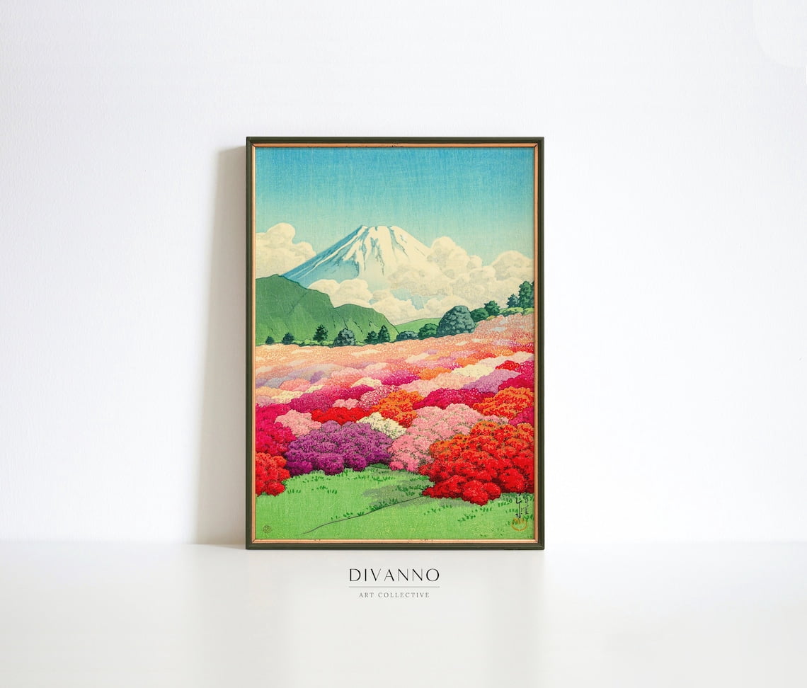 Japanese Azalea Garden Poster, Unframed Size 12x18 - Walmart.com