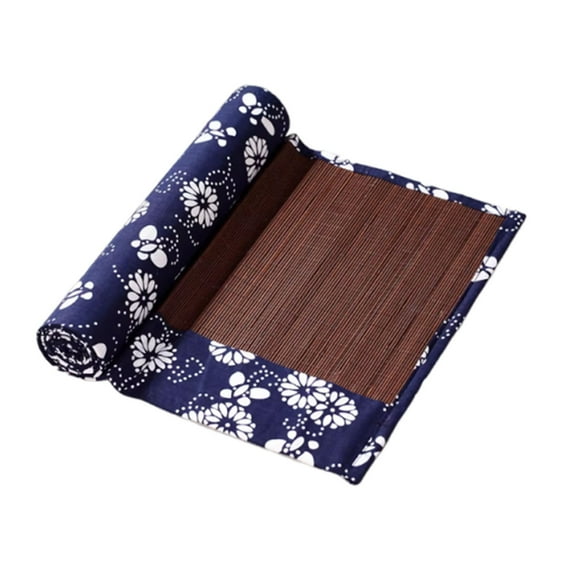 Japanese Bamboo Table Runner,Waterproof Tea Mats,Heat Resistant Placemats,Non-Slip Handmade Table Runners for Hotel Kitchen Dining Room Party