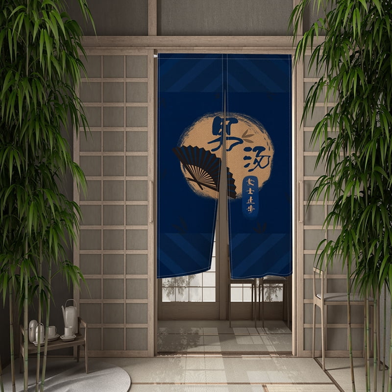 Japanese Bathhouse Door Curtain Man And Woman Panel Doorway Room ...