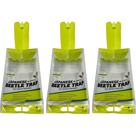 Japanese Beetle Trap Reusable Bag - 3 Traps