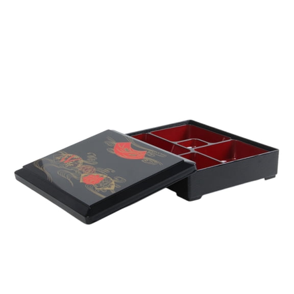 Japanese Bento Box, Portable Lunch Boxes Snack Serving Tray, Sushi Box Food Container Storage Box for Office, Picnic Restaurant