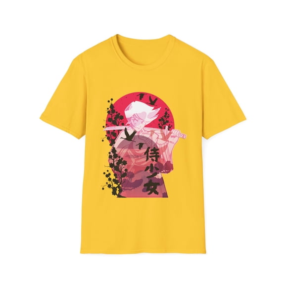 Japanese Birds Flowers Women Inspirational TShirt