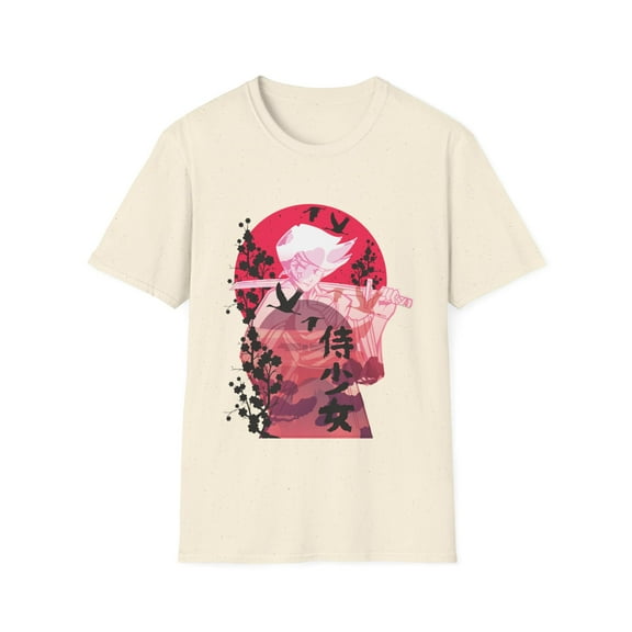 Japanese Birds Flowers Women Inspirational TShirt