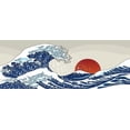 thumbnail image 1 of Japanese Blue and White Wave The Great Wave Off Kanagawa Painting Mouse pad Large Anime White Big XL Mouse pad 31.5 X 11.8 Inch, 1 of 2