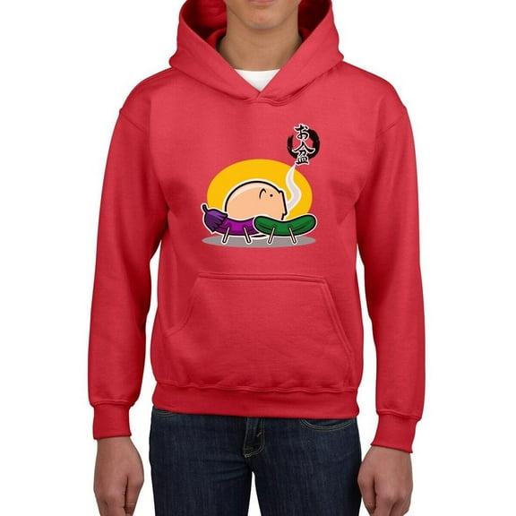 Japanese Bon Incense Burner Hoodie Juniors -Image by Shutterstock,  Large
