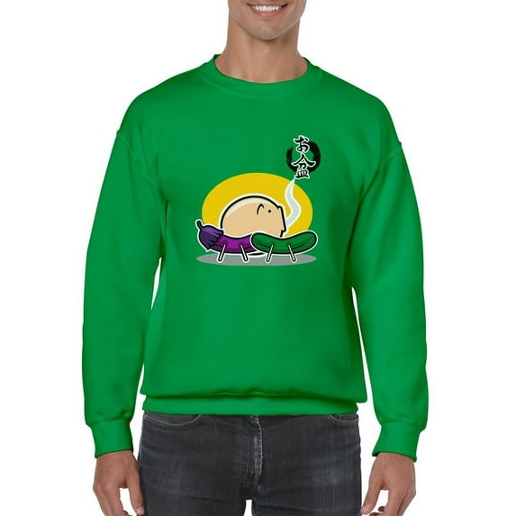 Japanese Bon Incense Burner Sweatshirt Men -Image by Shutterstock, Male 3X-Large