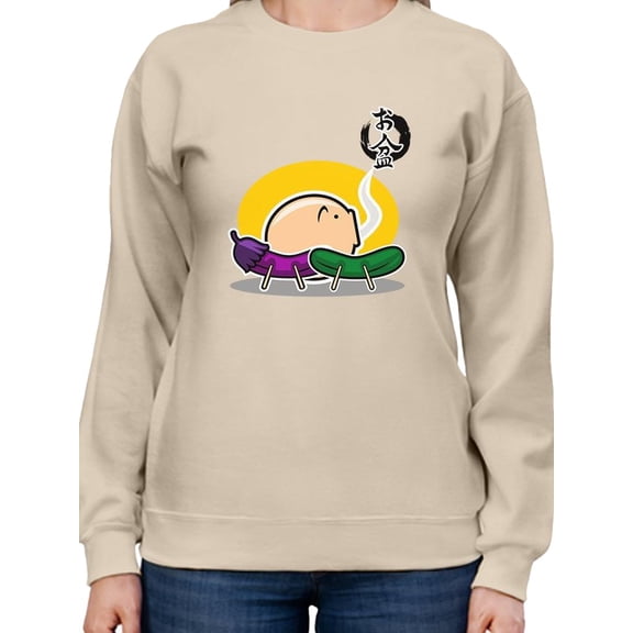 Japanese Bon Incense Burner Sweatshirt Women -Image by Shutterstock, Female 4X-Large