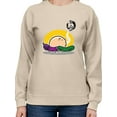thumbnail image 1 of Japanese Bon Incense Burner Sweatshirt Women -Image by Shutterstock, Female Large, 1 of 4