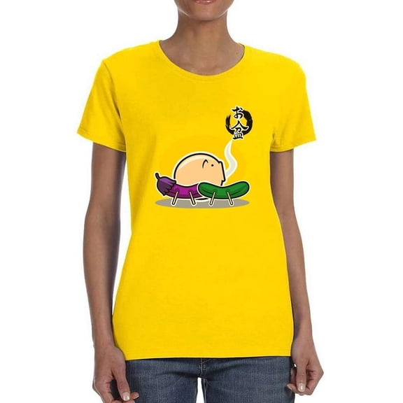 Japanese Bon Incense Burner T-Shirt Women -Image by Shutterstock, Female Large