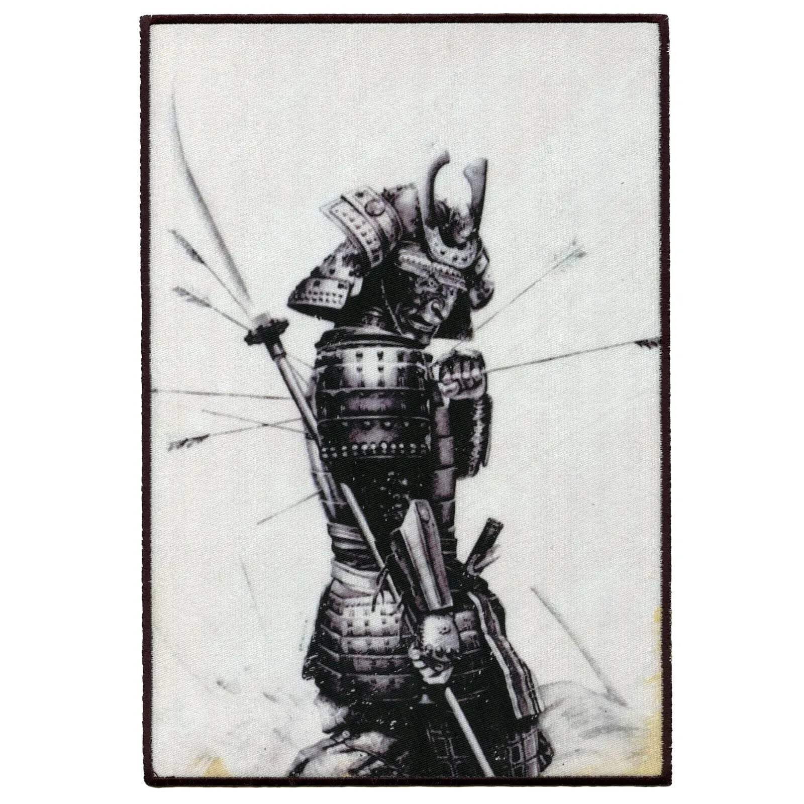 Samurai Back Patch Japanese Bushi Samurai Arrows FotoPatch Back Patch XL Embroidered Iron ...