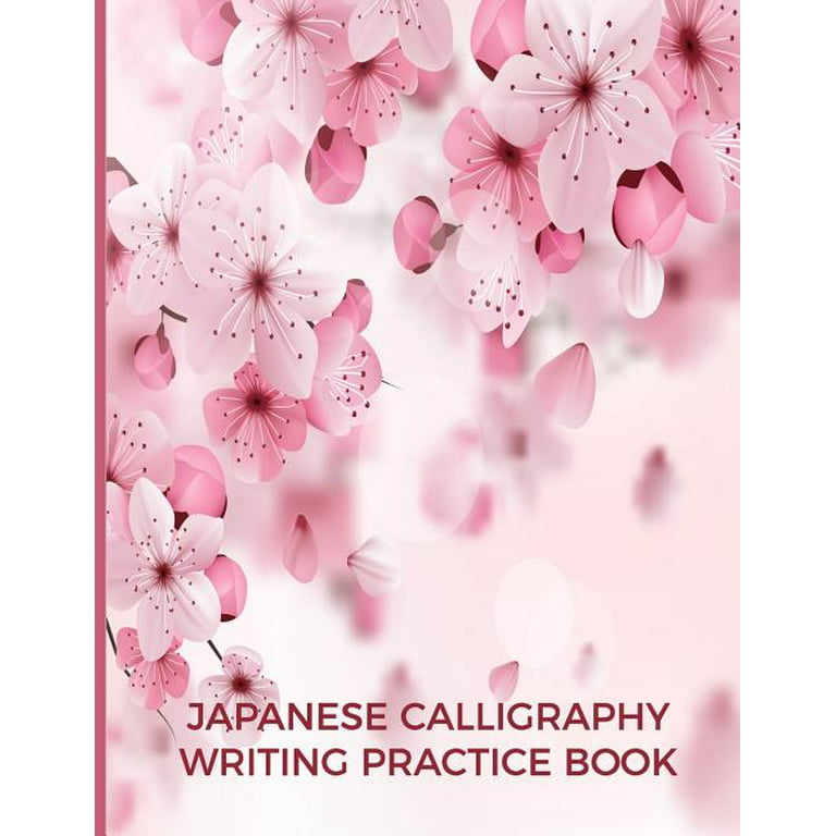 Japanese Writing Practice Book: Red Floral Bird Cover With Genkouyoushi  Paper to Practise Writing Japanese Kanji Characters and Cornell Notes - 6x9  - (Paperback)