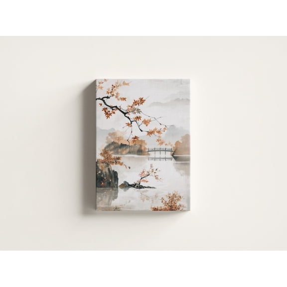 Japanese Canvas Painting, Canvas Japandi Wall Art, Japandi Art Print, Japandi Art, Japanese Wall Art for Home Bedroom Livingroom Decor