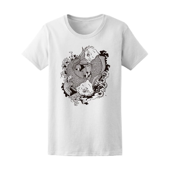 Japanese Carp Koi Gold Fishes Tee Men's -Image by Shutterstock