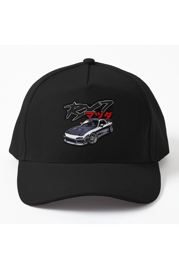 Japanese Cars Baseball Hat, Automotive Culture Graphic Design, Classic Everyday Casual Cap