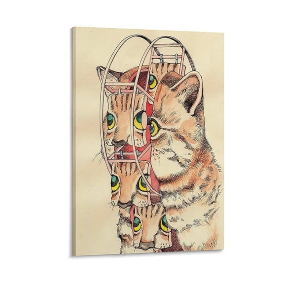 Japanese Cartoonist Shintaro-Kago Horror Animation Poster (12) Home Decor Poster Wall Art Hanging Picture Print Bedroom Decorative Painting Posters Room Aesthetic 16x24inch(40x60cm)