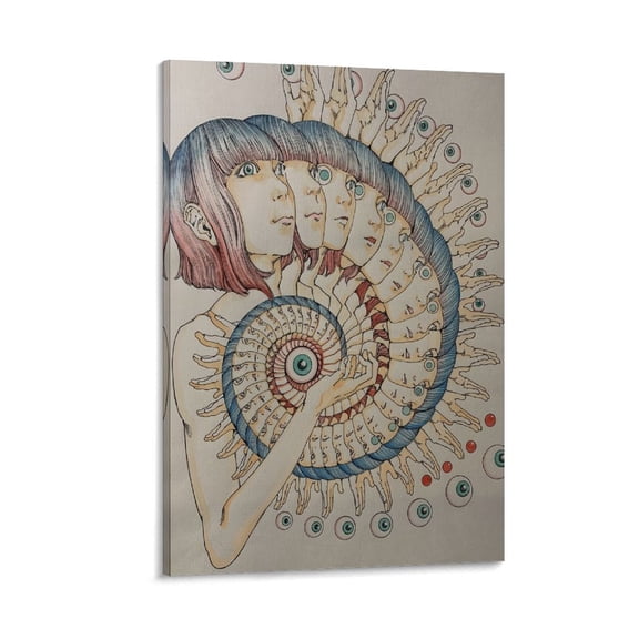 Japanese Cartoonist Shintaro-Kago Horror Animation Poster (4) Artworks Picture Print Poster Wall Art Painting Canvas Gift Decor Home Posters Decorative 16x24inch(40x60cm)