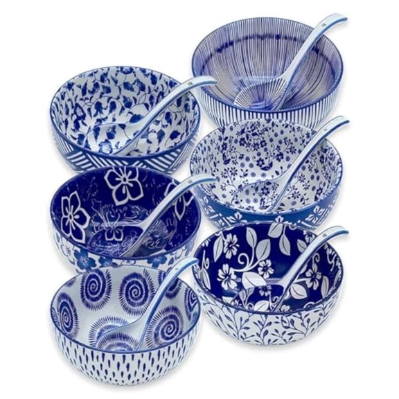 Shop Asian Ceramic and Melamine Soup Spoons and Bowls for Ramen Pho