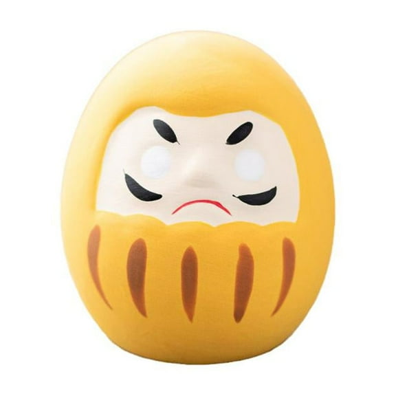 Japanese Ceramic Daruma Doll Lucky Charm Fortune Ornament bank Piggy Craft M5Q0