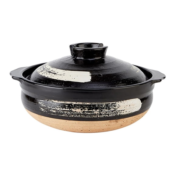 Japanese Ceramic Hot Pot Ceramic Earthenware Casserole, For Cooking, Bibimbap, Kimchi, Soups And Stews