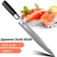 thumbnail image 1 of Japanese Chef Knife - 10.5inch High-Carbon Steel 5CR5 Sushi & Fillet Knife for Fish, Kitchen Fishing Knife with Gift Box, 1 of 8
