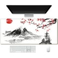 thumbnail image 1 of Japanese Cherry Blossom Large Gaming Mouse Pad,Long Non-Slip Rubber Base for Desk,Stitched Edges Playmat Gifts for Men Women,Mouse Mat Desk Pad for Office Home 31.5×11.8 Inch, 1 of 6