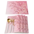 thumbnail image 1 of Japanese Cherry Blossom Pattern Table Mat Kitchen Decoration Placemat Table Napkin For Wedding Dining Accessories Table Mat, 1 of 5