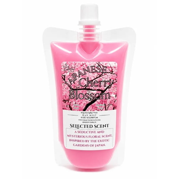 Japanese Cherry Tree Squeezable Wax Melt Pack (4Ounces)