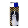thumbnail image 1 of Japanese Chin Candy Corn Halloween Portrait Ultra Hugger for slim cans, 1 of 6