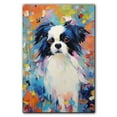 thumbnail image 1 of Japanese Chin Canvas Wall Art Colorful Pet Canvas Oil Painting Canvas Print Street Art Farmhouse Cattle Modern Artwork Living Bedroom Bathroom Home Office Decor, 1 of 4
