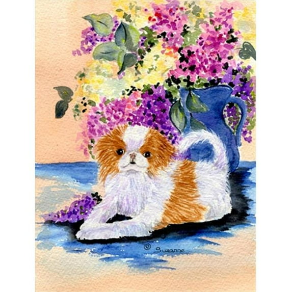 Japanese Chin Flag - Garden Size, 11 x 15 in.