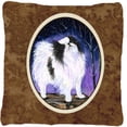 thumbnail image 1 of Japanese Chin Indoor & Outdoor Fabric Decorative Pillow, 1 of 1