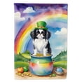 thumbnail image 1 of Japanese Chin St Patrick's Day House Flag 28 in x 40 in, 1 of 7