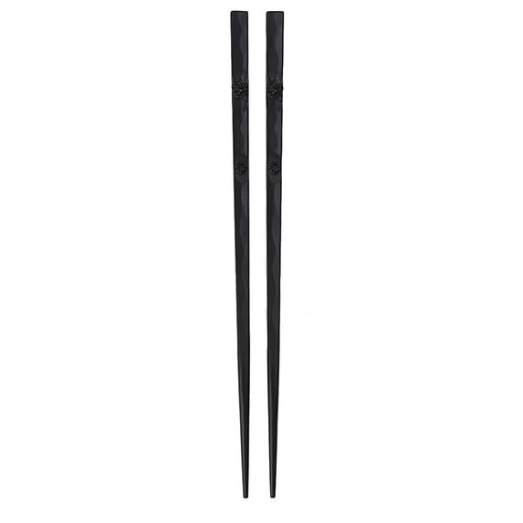Japanese Chopsticks, 1 Pair Alloy Sushi Chopsticks with Non-Slip Hexagon Handle, Dishwasher Safe Reusable Metal Chopsticks for Asian Dining, Gift Set