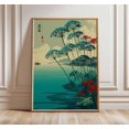 Sea Drawinds Japanese Coastal Landscape Wall Art Print, Sea Decor, Asian Nature ...