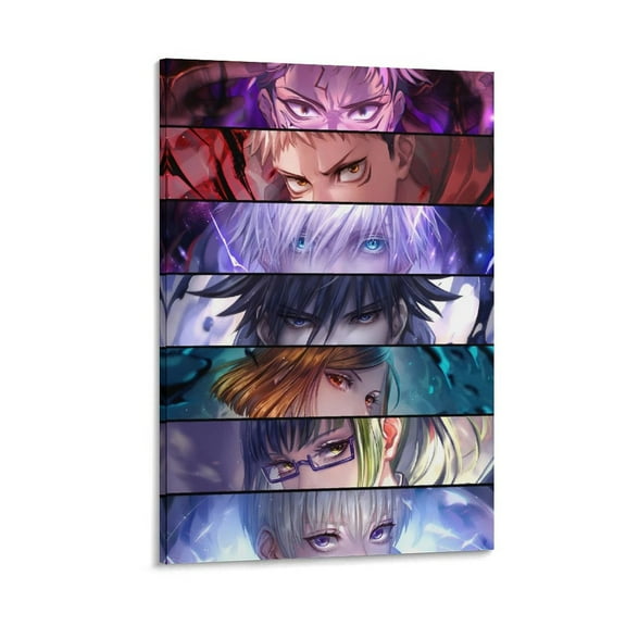 Japanese Comics Anime Jjk Posters (10) Gifts Canvas Painting Poster Wall Art Decorative Picture Prints Modern Decor 24x36inch(60x90cm)