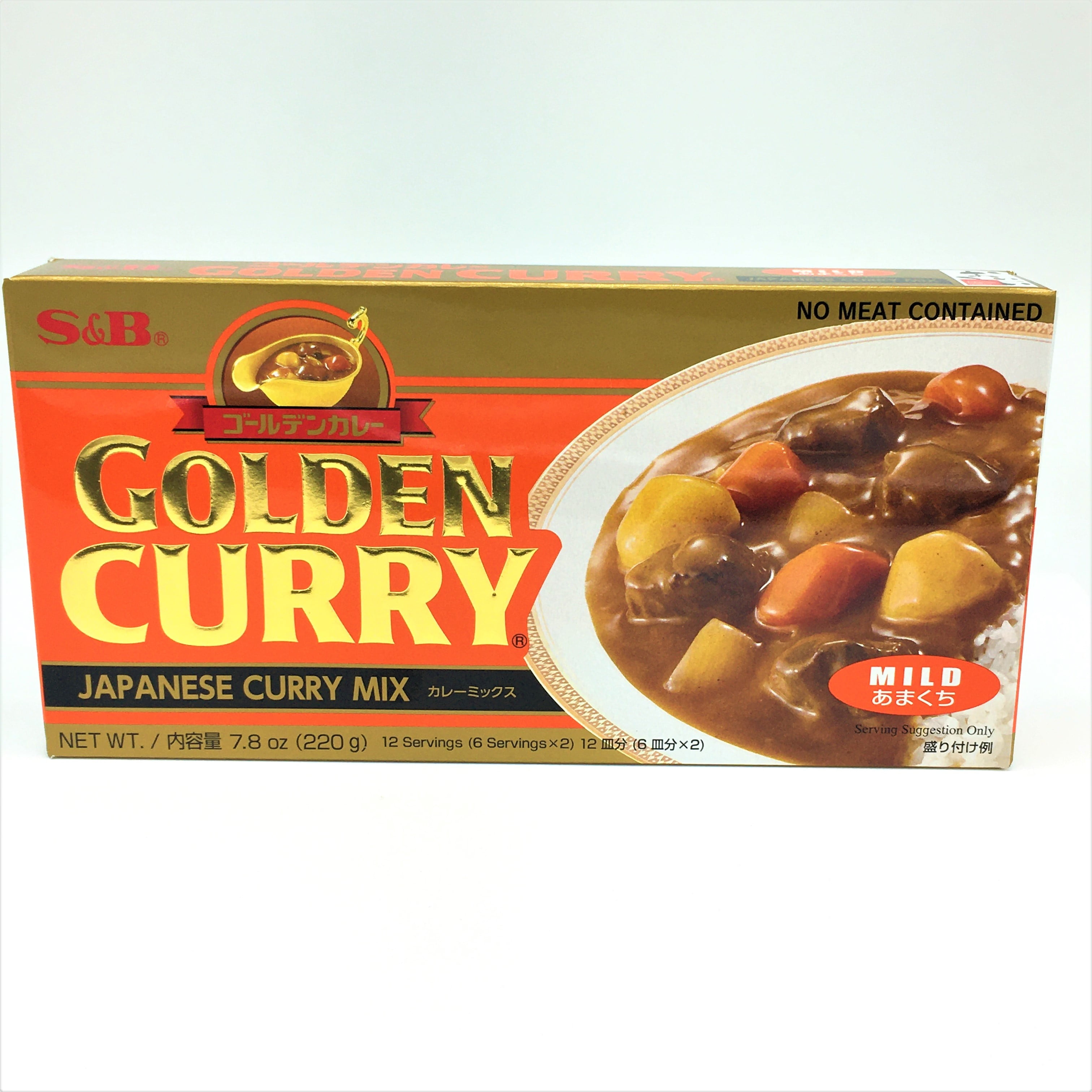 Japanese Curry Mix S B Golden Curry Mild 220g Walmart