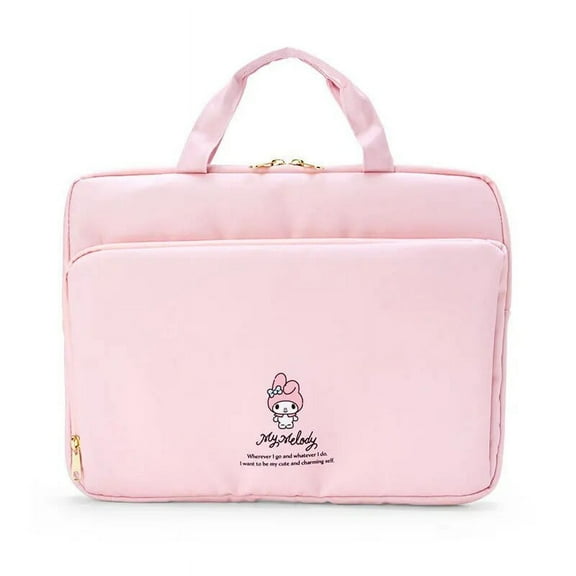 Japanese Cute Mymelody Cinnamoroll Kuromi Portable Computer Bag Student Notebook Storage Bag Cartoon Sanrio Fall Protection Bag