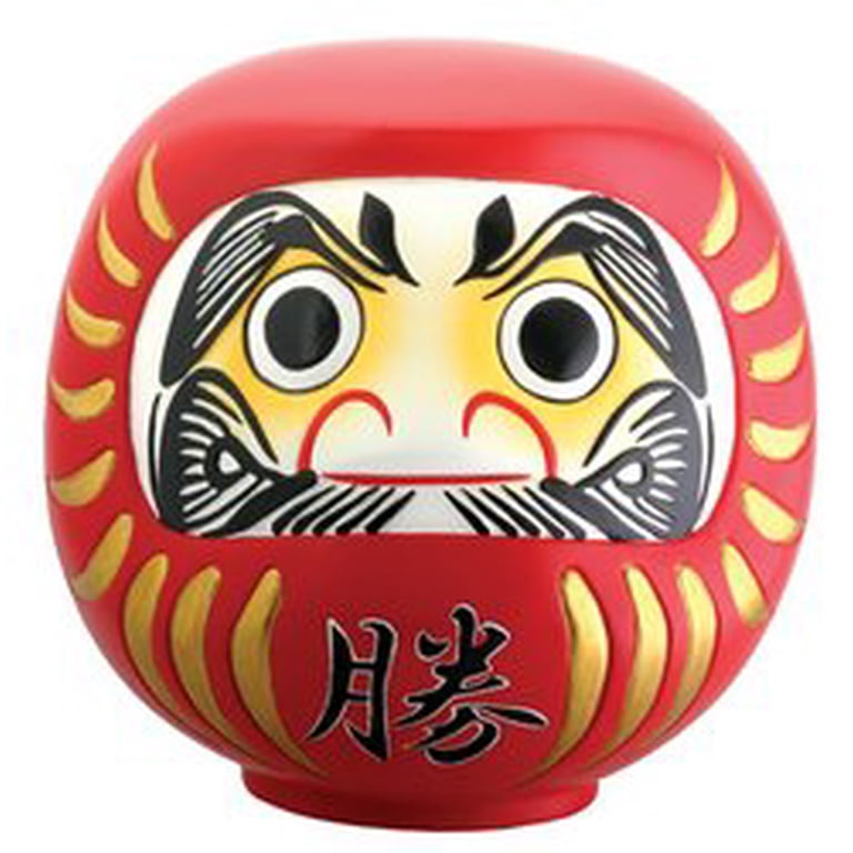 Japanese Daruma Doll Dharma Good Luck Zen Statue - Walmart.com