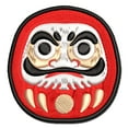 thumbnail image 1 of Japanese Daruma Doll Zen Buddhism Bodhidharma Applique Multi-Color Embroidered Iron-On Patch - 2.5 Inch Small, 1 of 5