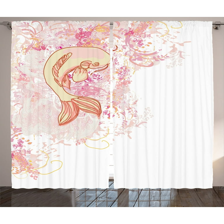 zen japanese koi fish Shower Curtain