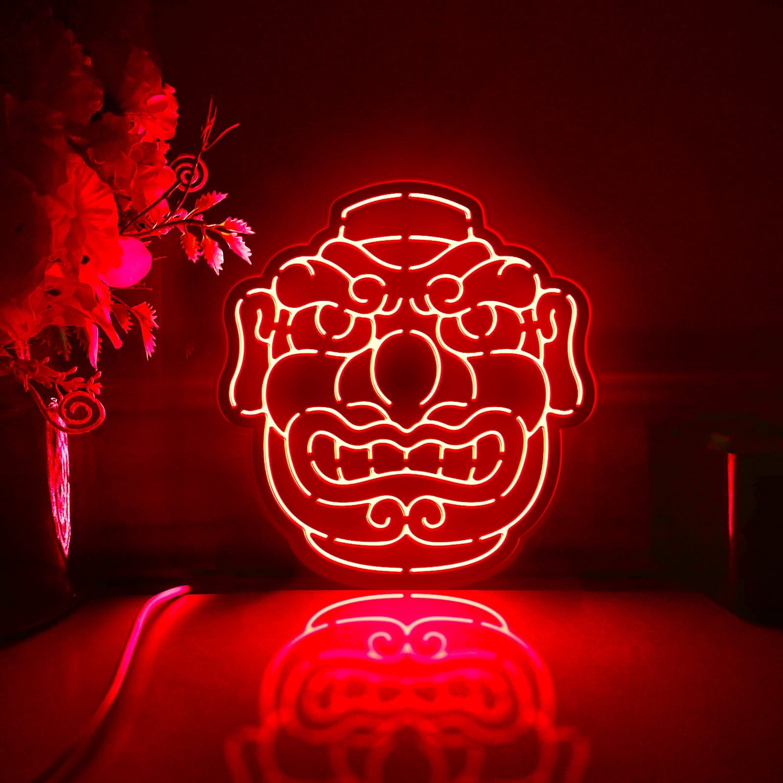 Japanese Demon Culture Led Light Box, Dimmable Neon-Like Light Signs ...