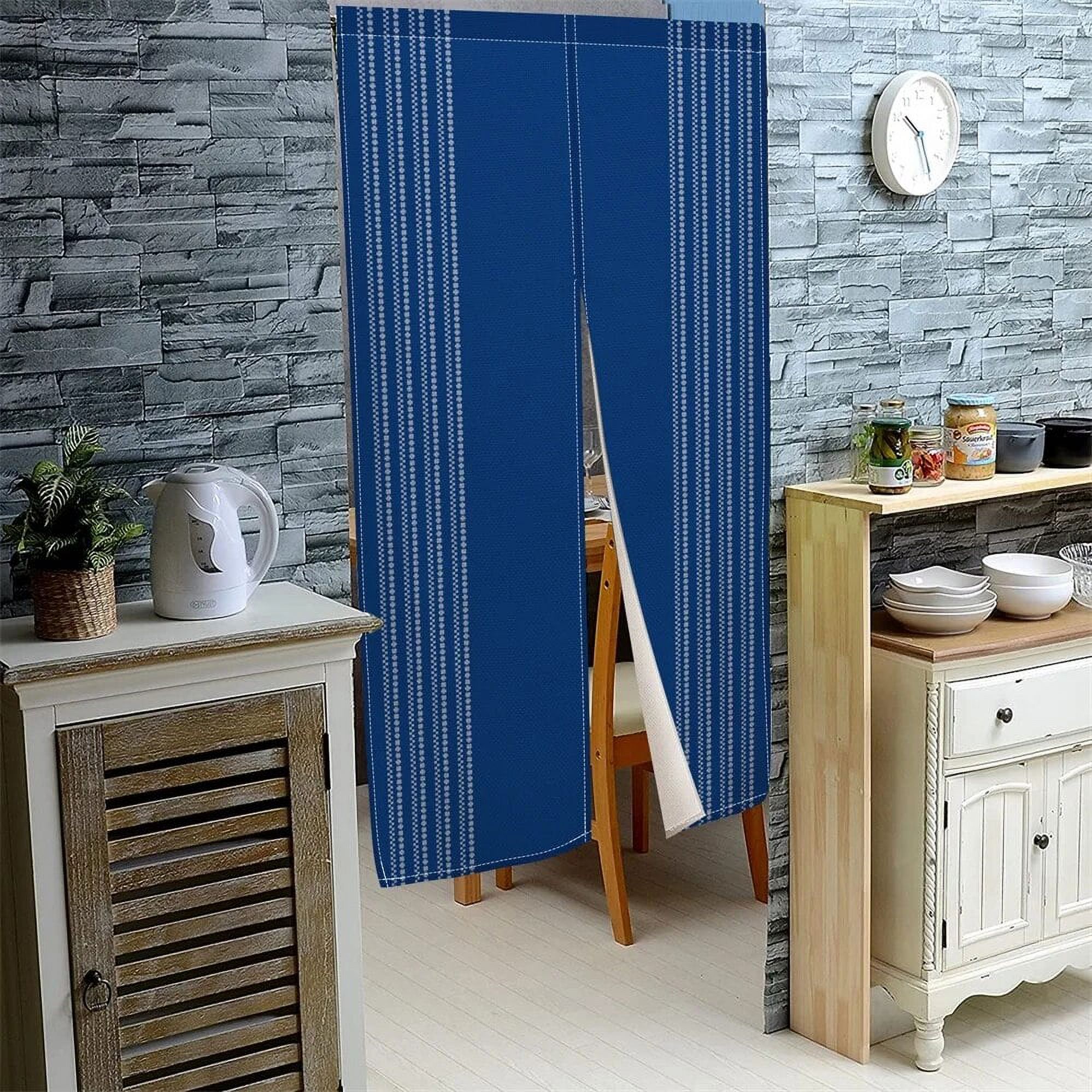 Japanese Door Curtain Solid Gradient Color For Kitchen Bedroom Living 