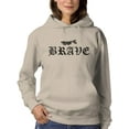 thumbnail image 1 of Japanese Dragon Brave Text Hoodie Women -Image by Shutterstock, Female 3X-Large, 1 of 4