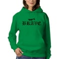 thumbnail image 1 of Japanese Dragon Brave Text Hoodie Women -Image by Shutterstock, Female Small, 1 of 4