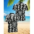 thumbnail image 1 of Japanese Dragon Sakura Hawaiian Shirt for Men, Button Down Summer Beach Short Sleeve, S-5XL, 1 of 4