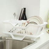 Japanese Drain Bowl Rack Kitchen Dishes Chopsticks Plastic Storage ...